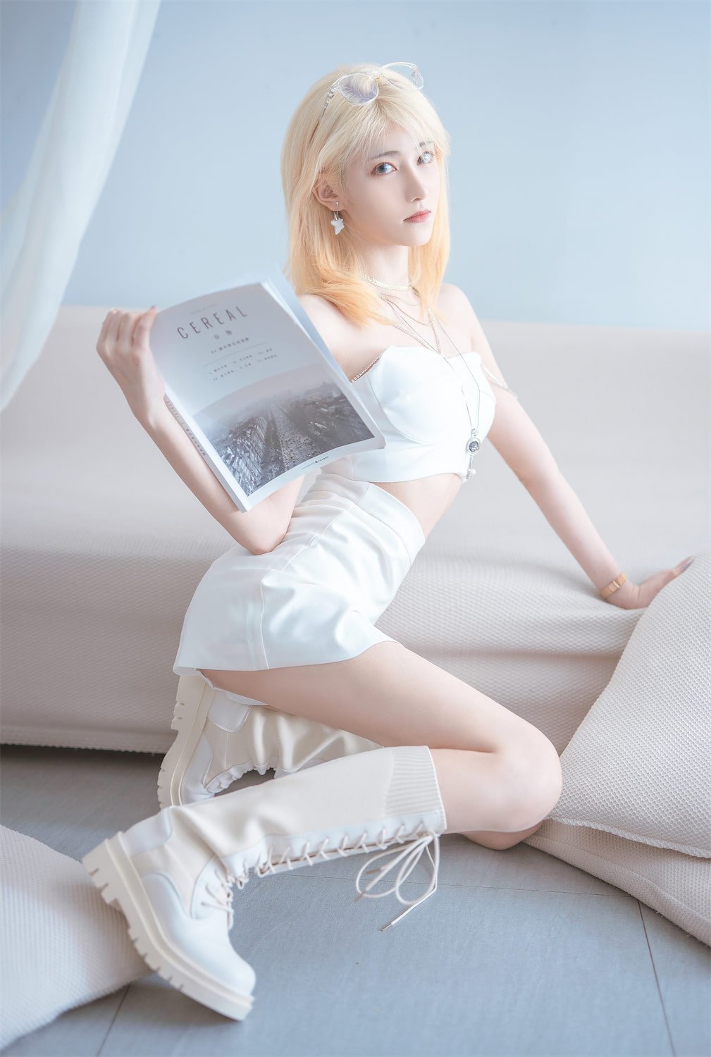 南桃Momoko 白色制服-第1章-图片7