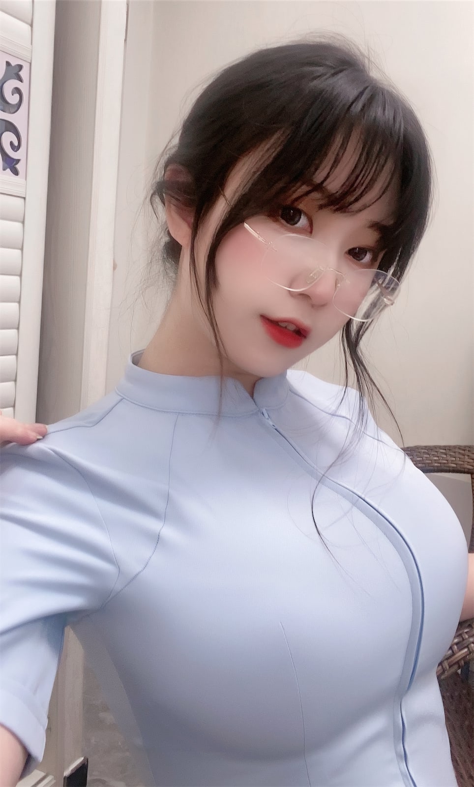 奇行家狗崽 七三蓝色护士自拍-第1章-图片14