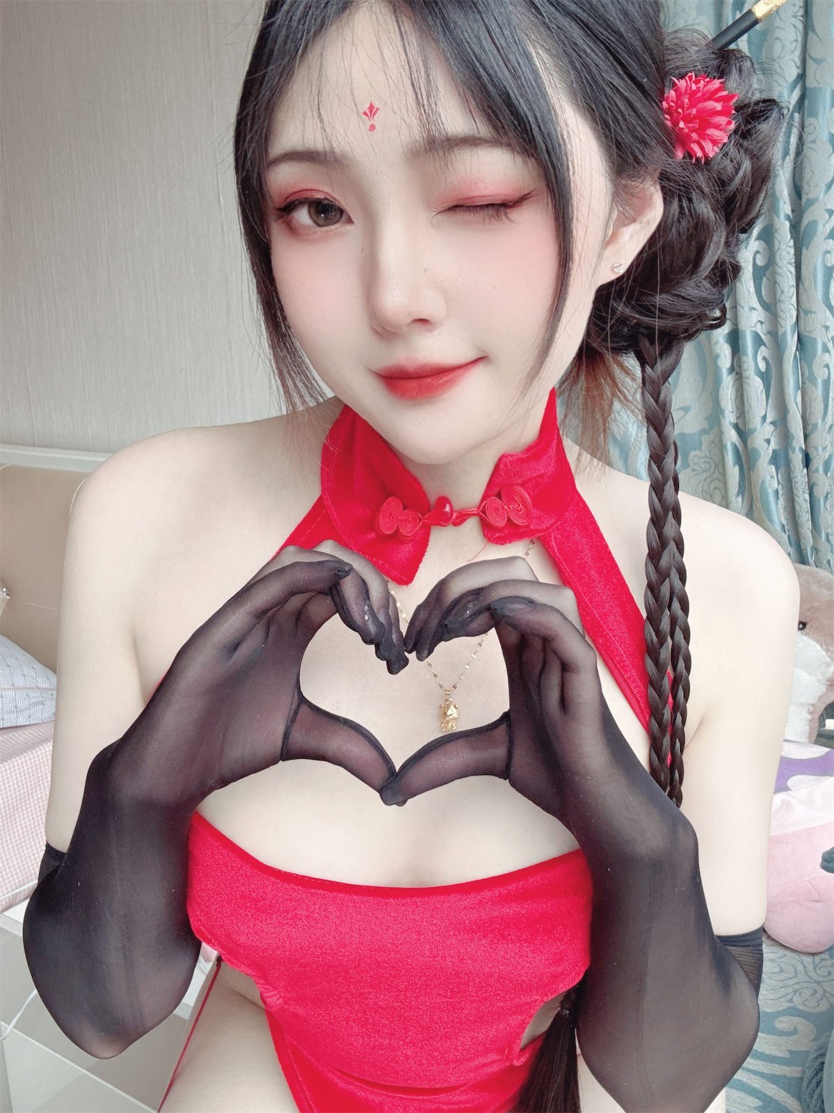 Natsuko夏夏子 龙年新春自摄-第1章-图片5