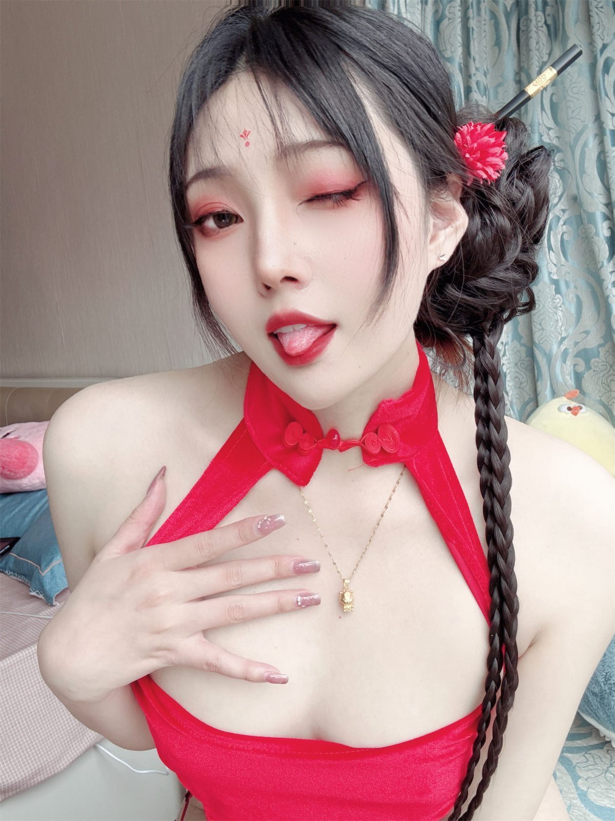 Natsuko夏夏子 龙年新春自摄-第1章-图片12